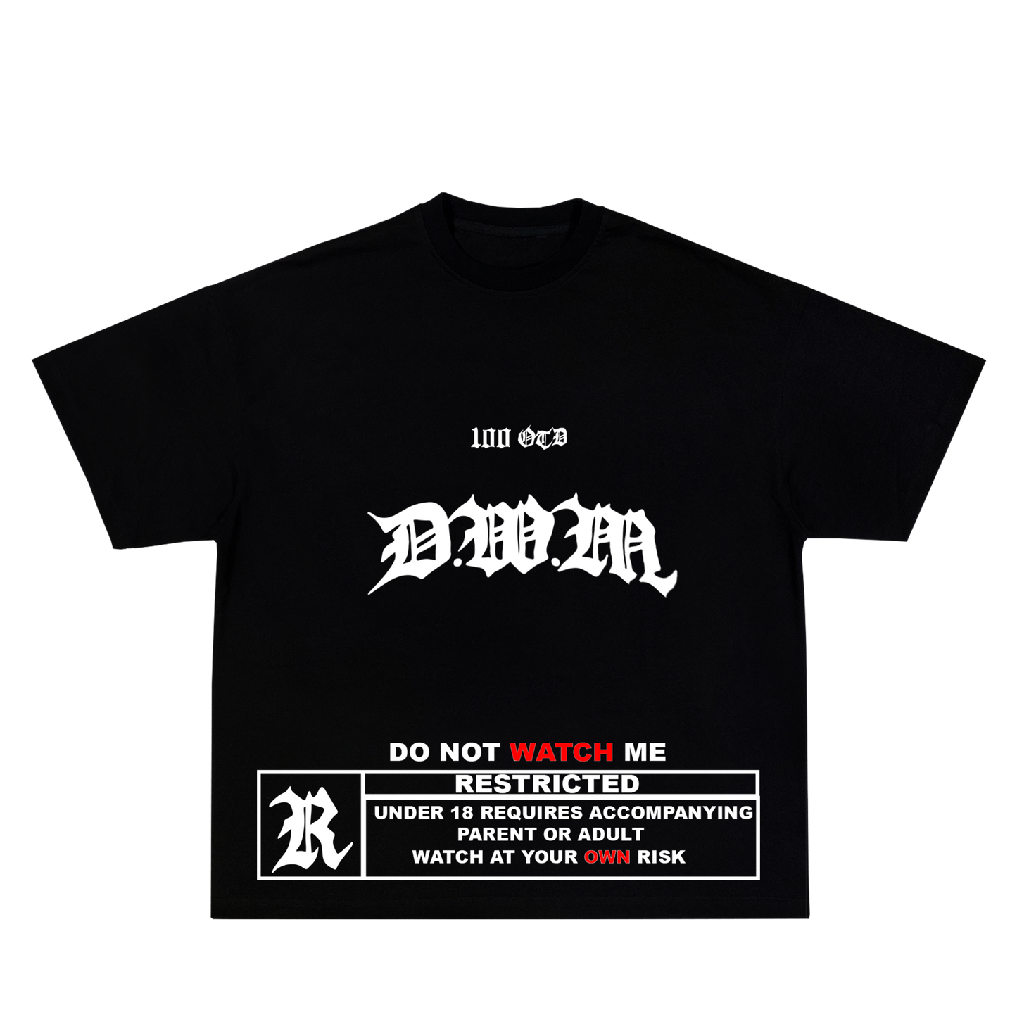 D.W.M TEE BLACK