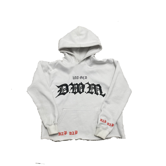 D.W.M HOODIE WHITE